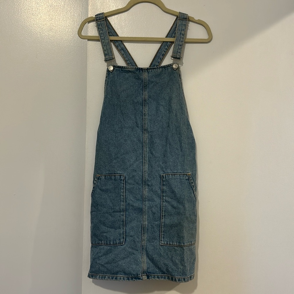 Topshop overall dress